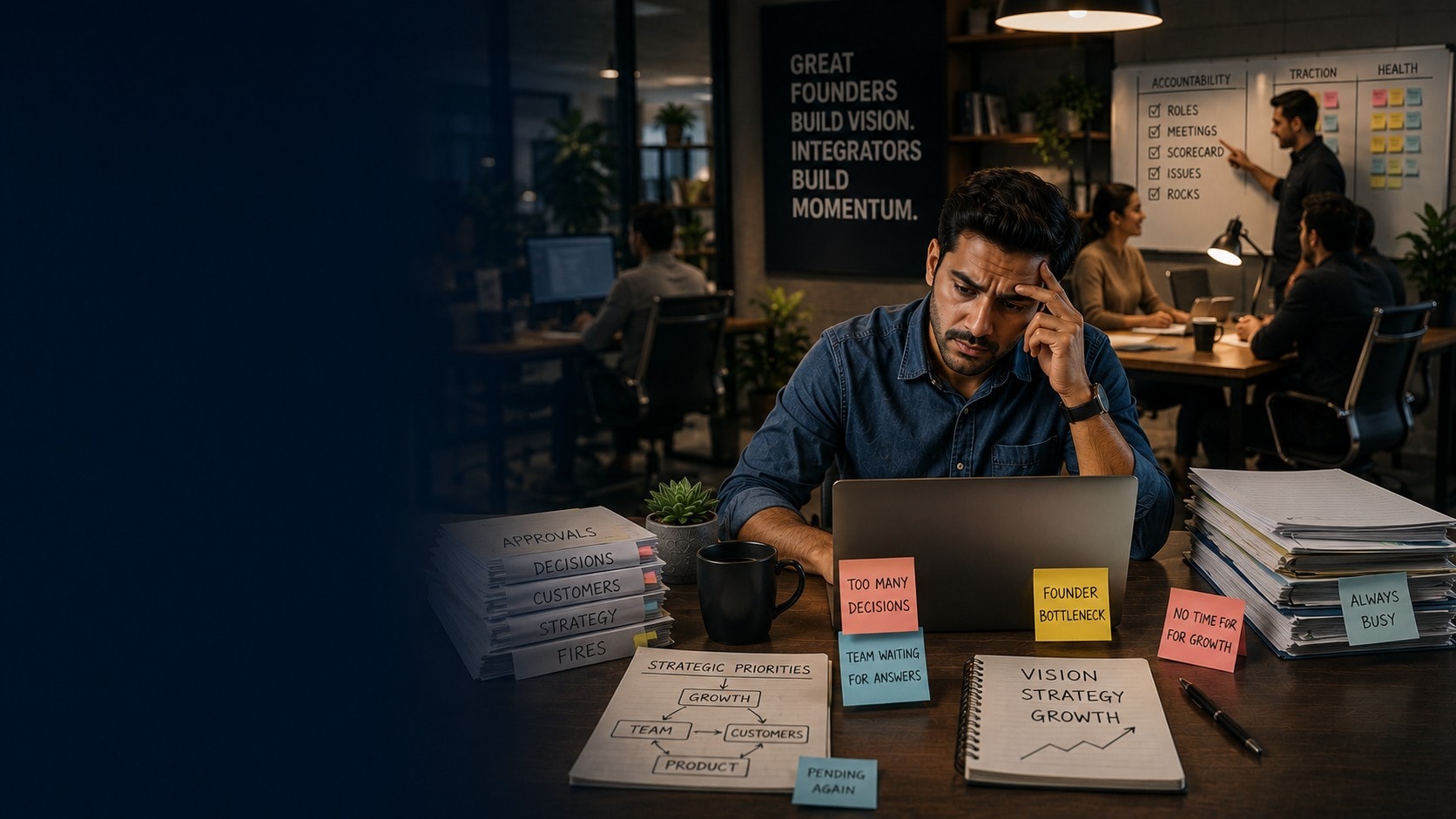 The Founder Bottleneck: How a Fractional Integrator Turns Vision Into Execution