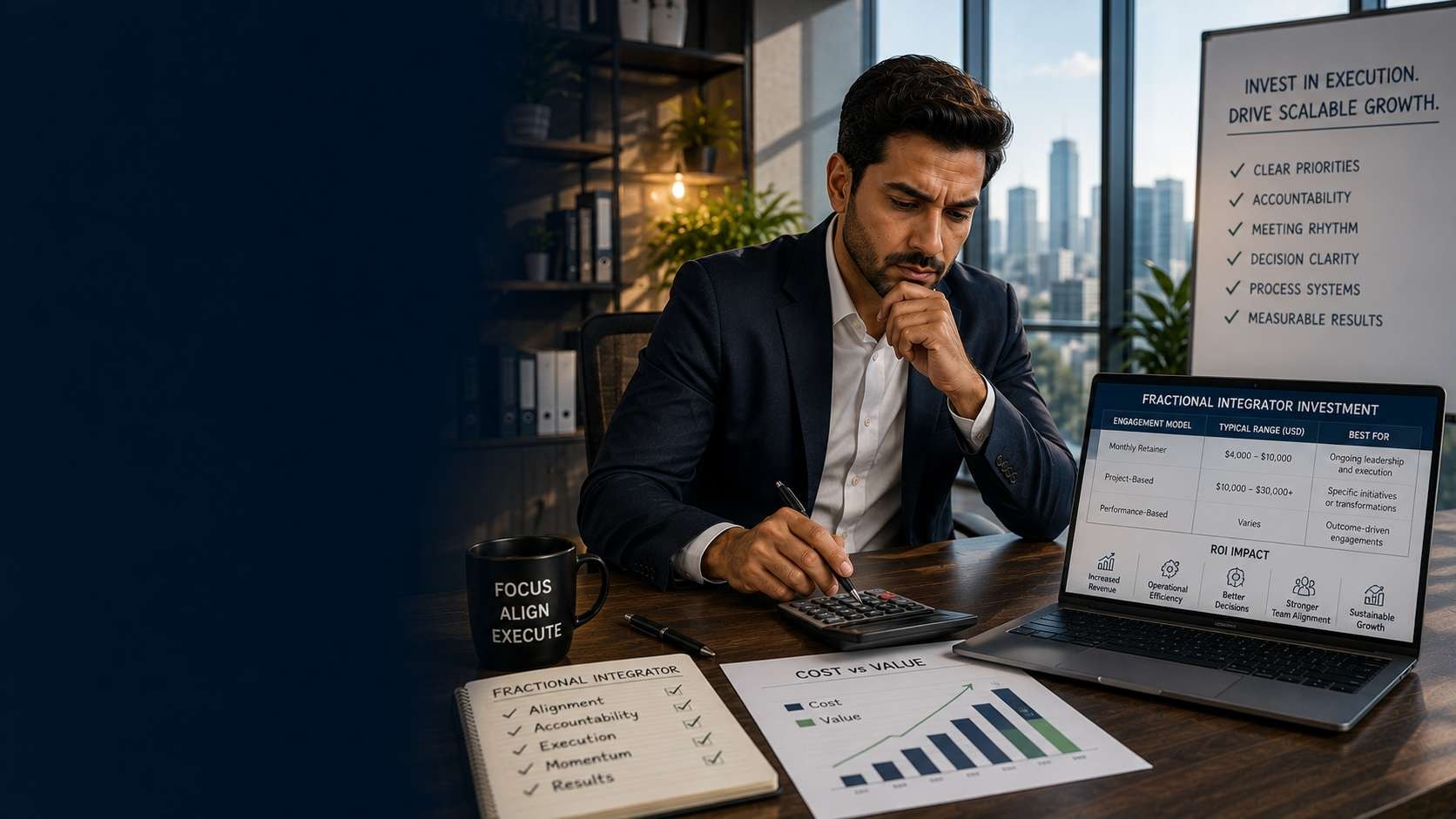 How Much Does a Fractional Integrator Cost? Pricing Models, ROI & Budget Guide for Growing Businesses