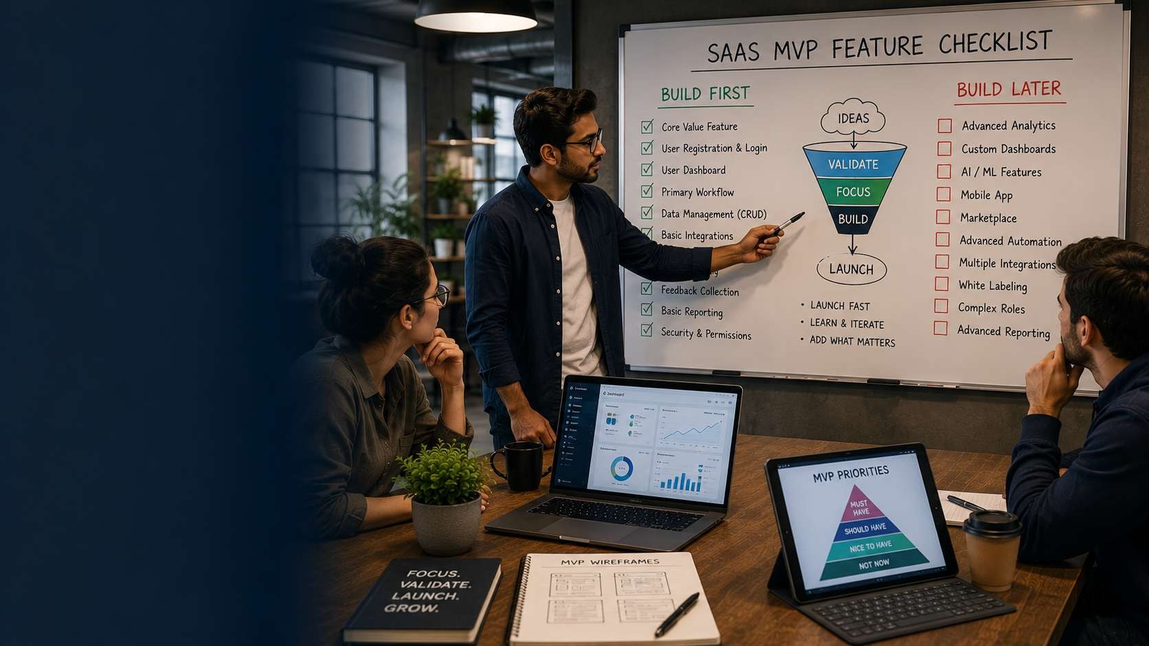 The SaaS MVP Feature Checklist: What to Build First (And What to Leave for Later)