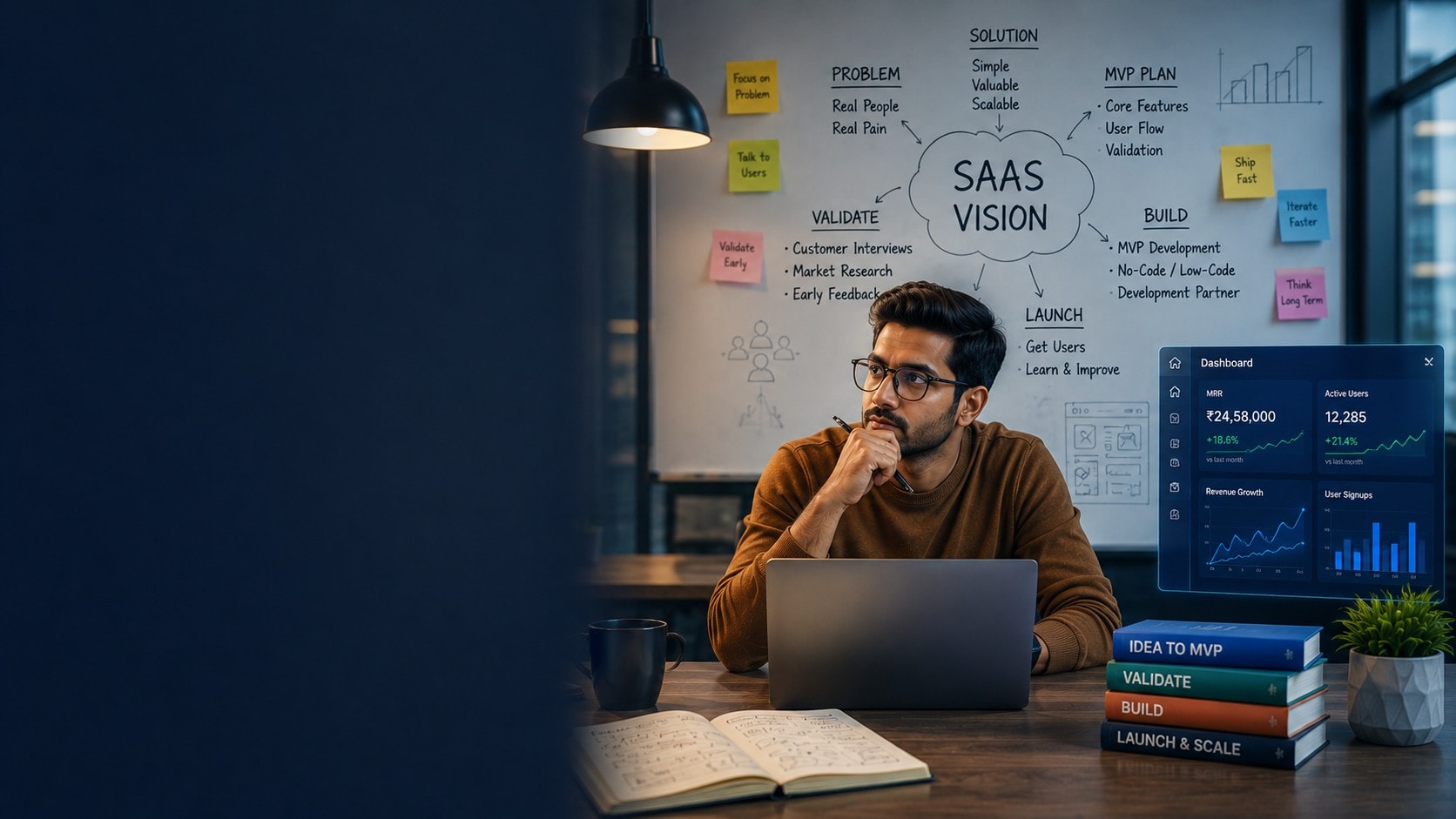 How Non-Technical Founders Can Launch a SaaS Startup Without a Technical Co-Founder