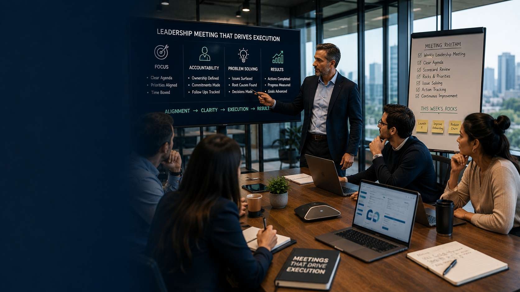 Why Leadership Meetings Fail (And How to Turn Discussion Into Execution)